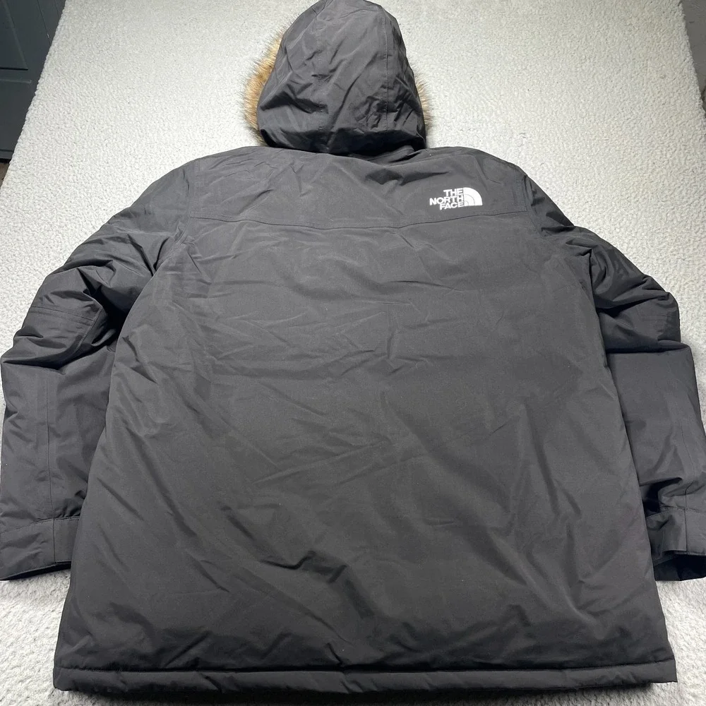 The North Face McMurdo Parka Coat Mens Size XL Black Down 600 DryVent Hooded NEW